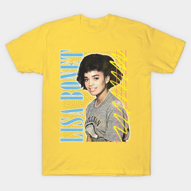 Lisa Bonet - 90s Style Fan Design T-Shirt by DankFutura